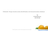 Magi cdb  mango genetic stocks identification and characterisation database