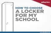 How to Choose New Lockers for my School