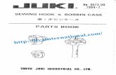 Juki hook & bobbin case catalogue