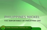 Ramon Adviento - Global Ferronickel Holdings Inc. - The importance of Philippine ore