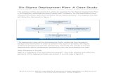 Six Sigma Deployement Plan: A Case Study