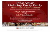 2016 Holiday Party Promotion