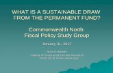 Scott Goldsmith:  What Is a Sustainable Draw from the Permanent Fund?