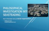 Philosophical investigation into seasteading