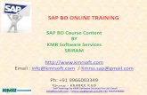 Sap bo course content by kmr software services