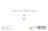 eGrove Systems Review - "Native Vs Hybrid Apps"