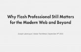 Why Flash Professional Still Matters for the Web and Beyond