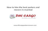 Dhl Cargo packers and movers mumbai