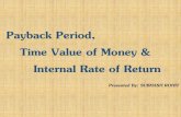Payback timevalue of money and iir