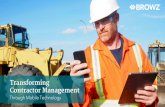 Transforming Contractor Management through Mobile Technology- Australia