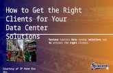 How to Get the Right Clients for Your Data Center Solutions (SlideShare)