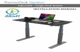 Upsilon Adjustable-Height Desk System Installation Manual