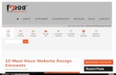 10 Must Have Website Design Elements