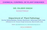 Chemical control of plant disease