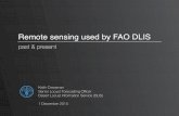 Remote sensing used by FAO DLIS for Desert Locust forecasting
