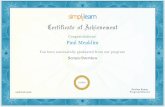 Meaklim, Paul - SCRUM Overview Certificate