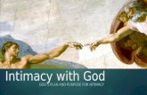 God's Plan and Purpose for Intmcy
