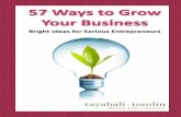 57 Ways to Grow Your Business by Tayabali Tomlin