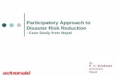 Participatory approach to DRR