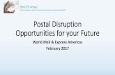 “Postal Disruption Opportunities for your Future”