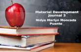 Material development journal 3