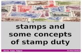 Types of stamps and some concepts of stamp duty