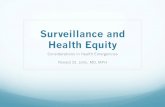 Surveillance and Health Equity - Dr. Ronald St. John