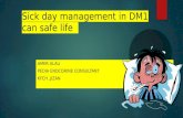 sick day managment CAN SAFE LIFE FOR DM1