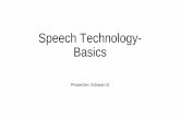 Speech technology   basics