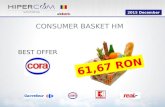 Consumer Basket Hipermarket December 2015 RO