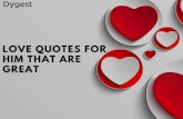 Love quotes for him