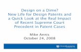 New Life for Design Patents and a Quick Look at the Real Impact of Recent Supreme Court Precedent in Patent Cases