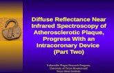 Diffuse reflectance nir of plaque intracoronary device