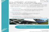 PV Racking Clamp Free Racking