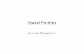 Social studies human resource
