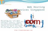 Web hosting services singapore