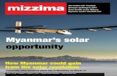 Myanmar Solar' Opportunity -Mizzima Weeklyissue10-vol4-march5-2015