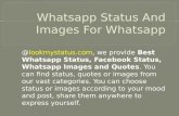 Best Whatsapp status and Images for whatsapp