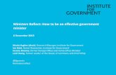 Ministers reflect launch event slides   extended version