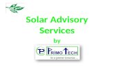 Primotech   solar advisory services