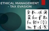 Ethical issues in tax evasion ppt