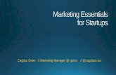 Marketing Essentials for Startups