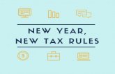 New Year, New Tax Rules