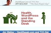 Health, WordPress and the Standing Desk