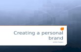 Personal branding digital presence