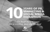 10 Years of PR, Marketing & Social Media Evolution