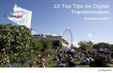 Rob Gethen Smith keynote: 10 Top tips for digital transformation