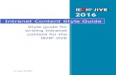 JIVE Content Style Guide-v3