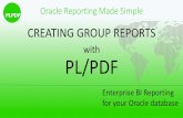 How to create group reports with PL/PDF