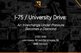 I-75 / University Drive: An Interchange Under Pressure Becomes a Diamond